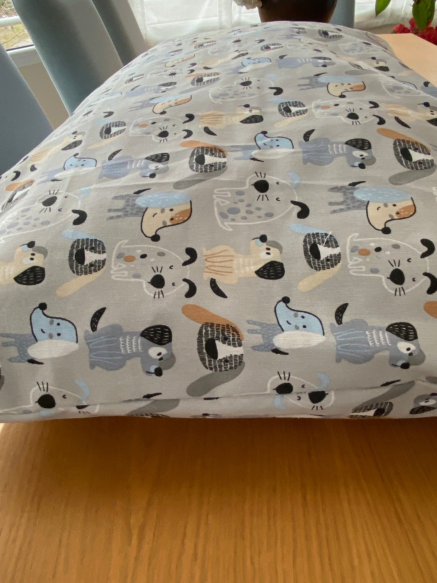 Cama de loneta Blue dog