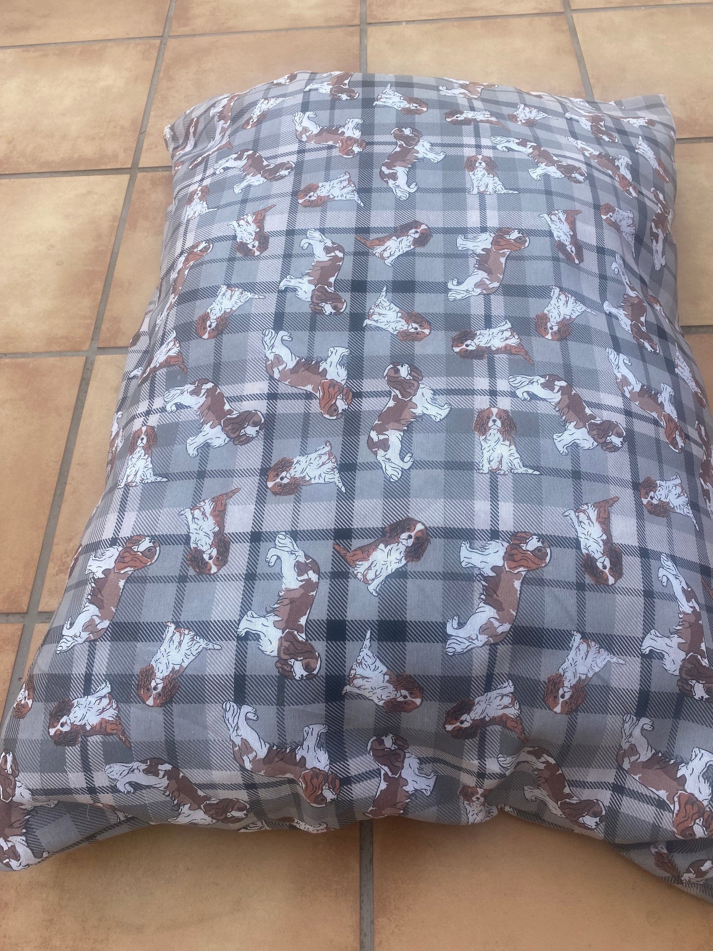 Cama de loneta Brown dogs