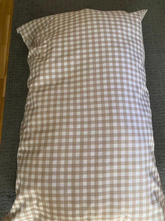 Funda de loneta Vichy Beige Bed