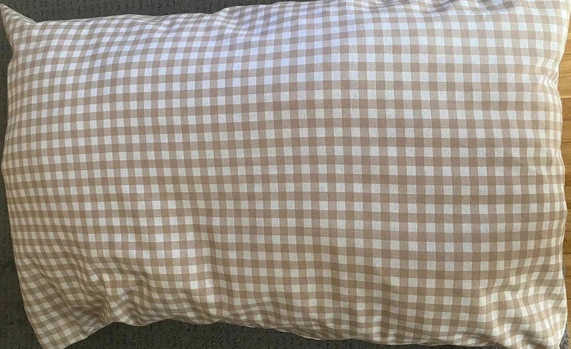 Funda de loneta Vichy Beige Bed